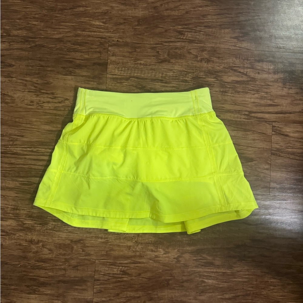 lululemon athletica Neon Yellow Athletic Skirt